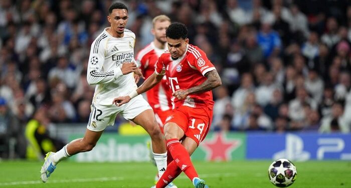 Real Madrid vs Bayern Munich di babak pertama. (Foto: Getty Images/Angel Martinez)