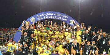 CR7 bawa Al Nassr juara Liga Champions Arab. (Twitter @AlNassrFC)