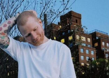 Ed Sheeran dengan tampilan barunya (Instagram @teddysphotos)