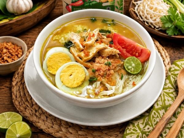 Soto, makanan Khas Lamongan yang telah menjadi ikon kuliner dan dikenal di berbagai daerah di Indonesia. (Foto: Istimewa)