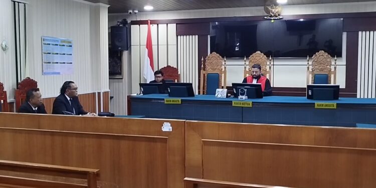 Lantaran SP3, korban sengketa tanah ajukan praperadilan, tantang Polres Kuningan di meja hijau (Foto : Darfan)