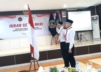 Napiter yang Ancam Bom Polsek Ikrar Kembali ke NKRI (Foto : Darfan)