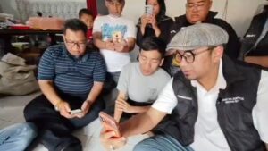 Tim Hotman 911 berkunjung ke rumah korban Penyekapan Taufik Hidayat (Tangkapan Layar)