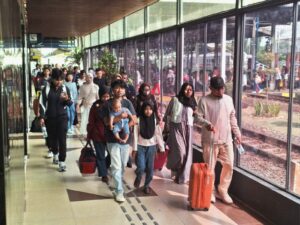 Ratusan ribu pelanggan memanfaatkan moda transportasi kereta api dalam melakukan perjalanan selama liburan sekolah (Tangkapan Layar)