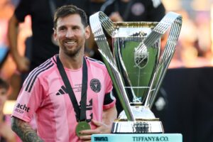 Lionel Messi Cetak Gol ke-100, Inter Miami Juara Campeones Cup 2026 (Tangkapan Layar)