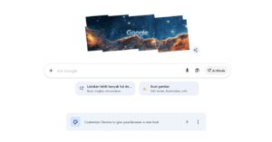 Google Doodles Rayakan Pekan Antariksa Dunia 2026, Ini Makna dan Sejarahnya (Tangkapan Layar)